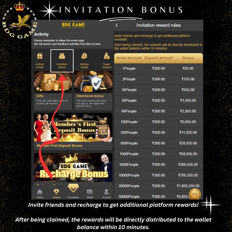 BDG Win Referral Bonus